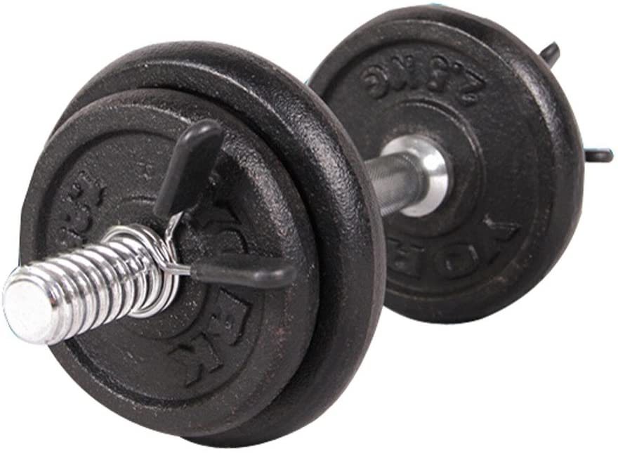 Fun1980s 2Pcs 25mm Barbell Gym Weight Bar Dumbbell Lock Clamp Spring Collar Clips Fitness Equipment Fit&Yoga Equipment Household Sport Outdoor Accessary